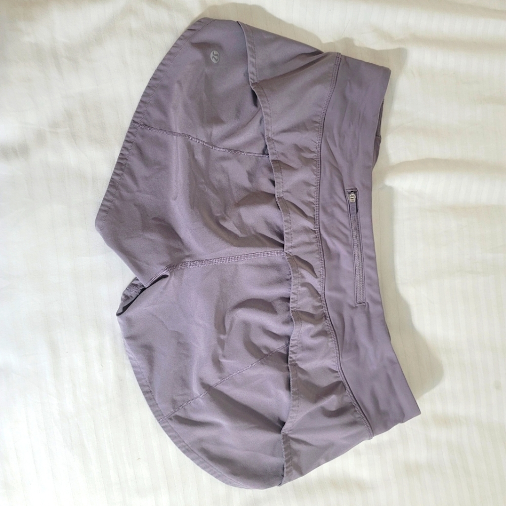 Lululemon Speed Shorts Lavender Purple Size 10